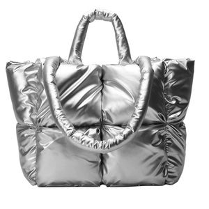 ⭐️Puffer Tote Bag⭐️Quilted Puffy Handbag Light Winter Down Cotton Padded
